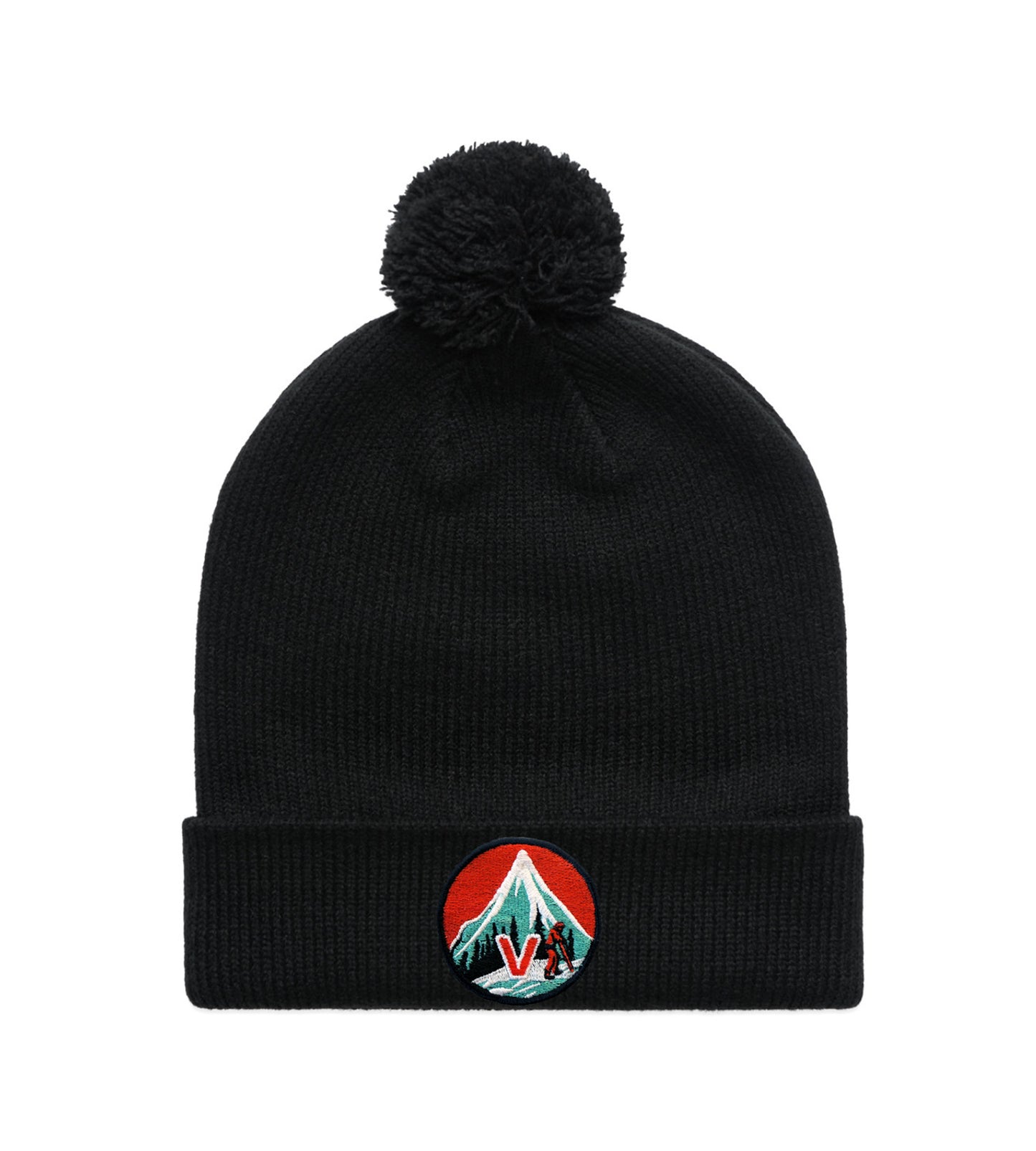 Summit Patch Pom Beanie