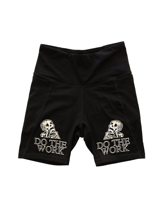 "Do the Work" Biker Shorts