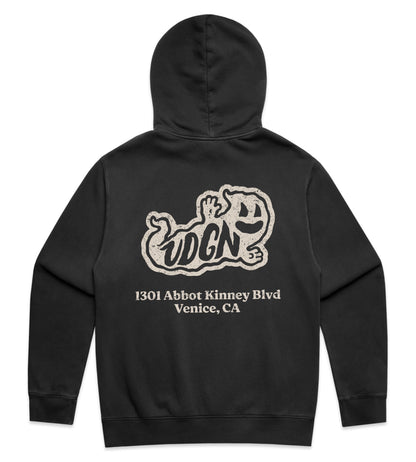 Ghost Logo Hoodie (Black)