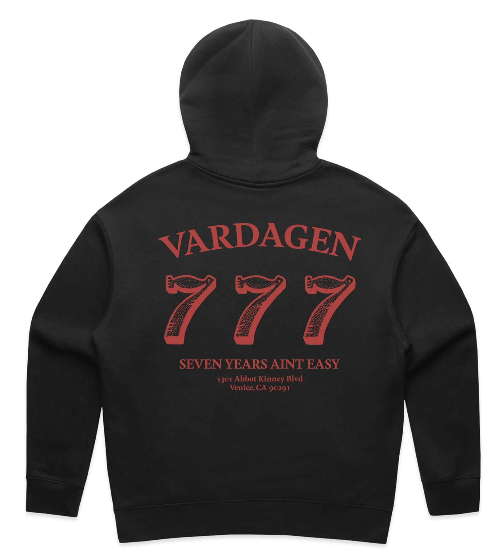 Seven Year Grit Zip - Black - Back