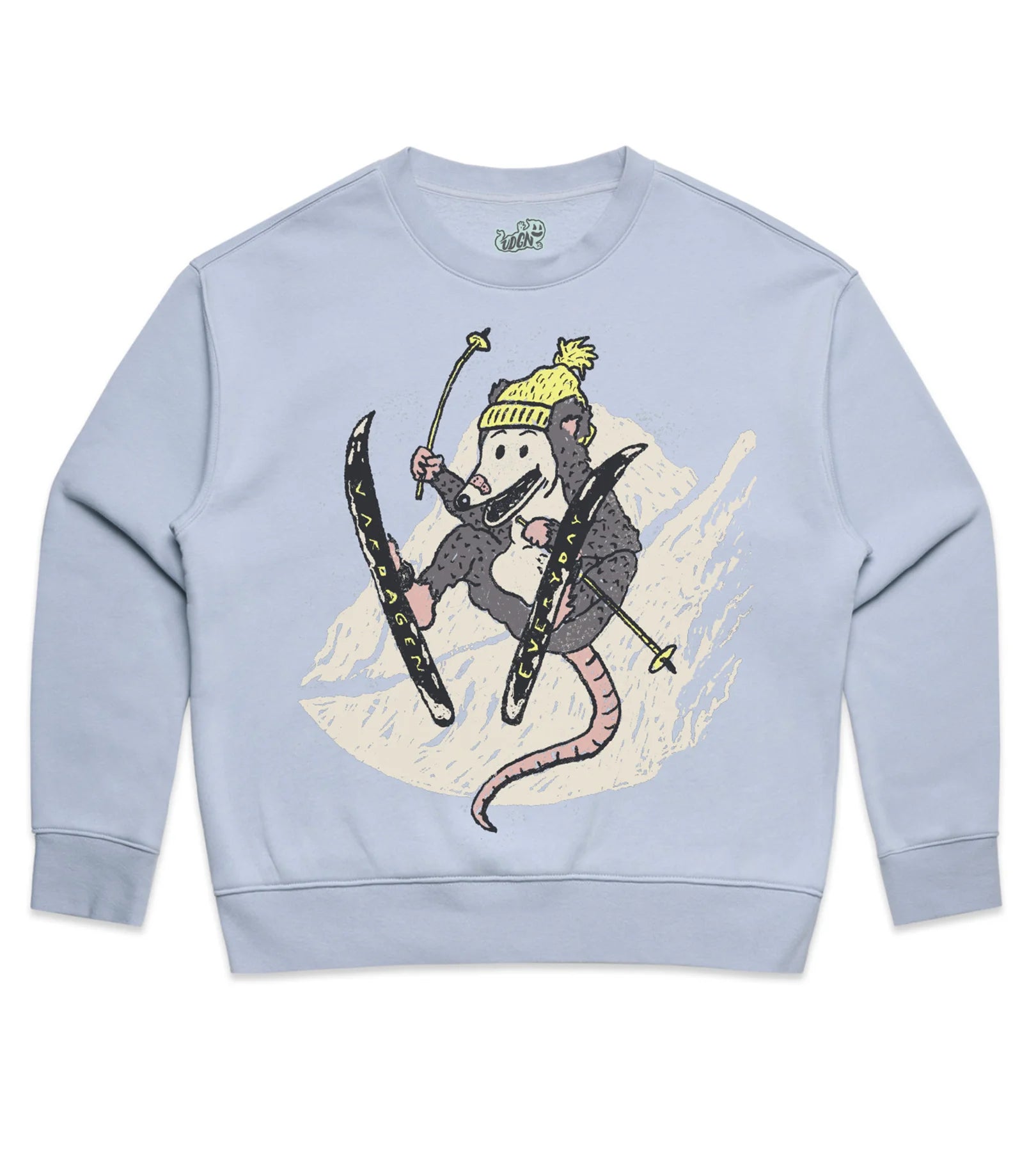 Slalom Possum Powder Womens Crewneck