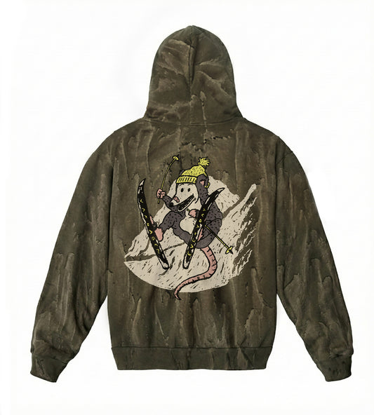 Slalom Possum Drip Dye Hoodie