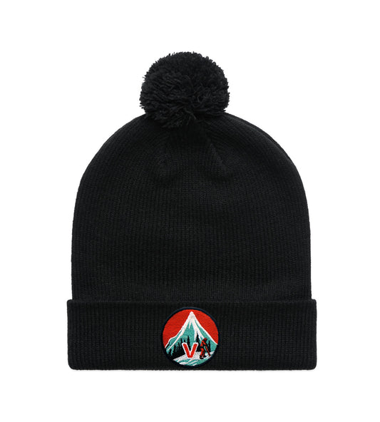 Summit Patch Pom Beanie