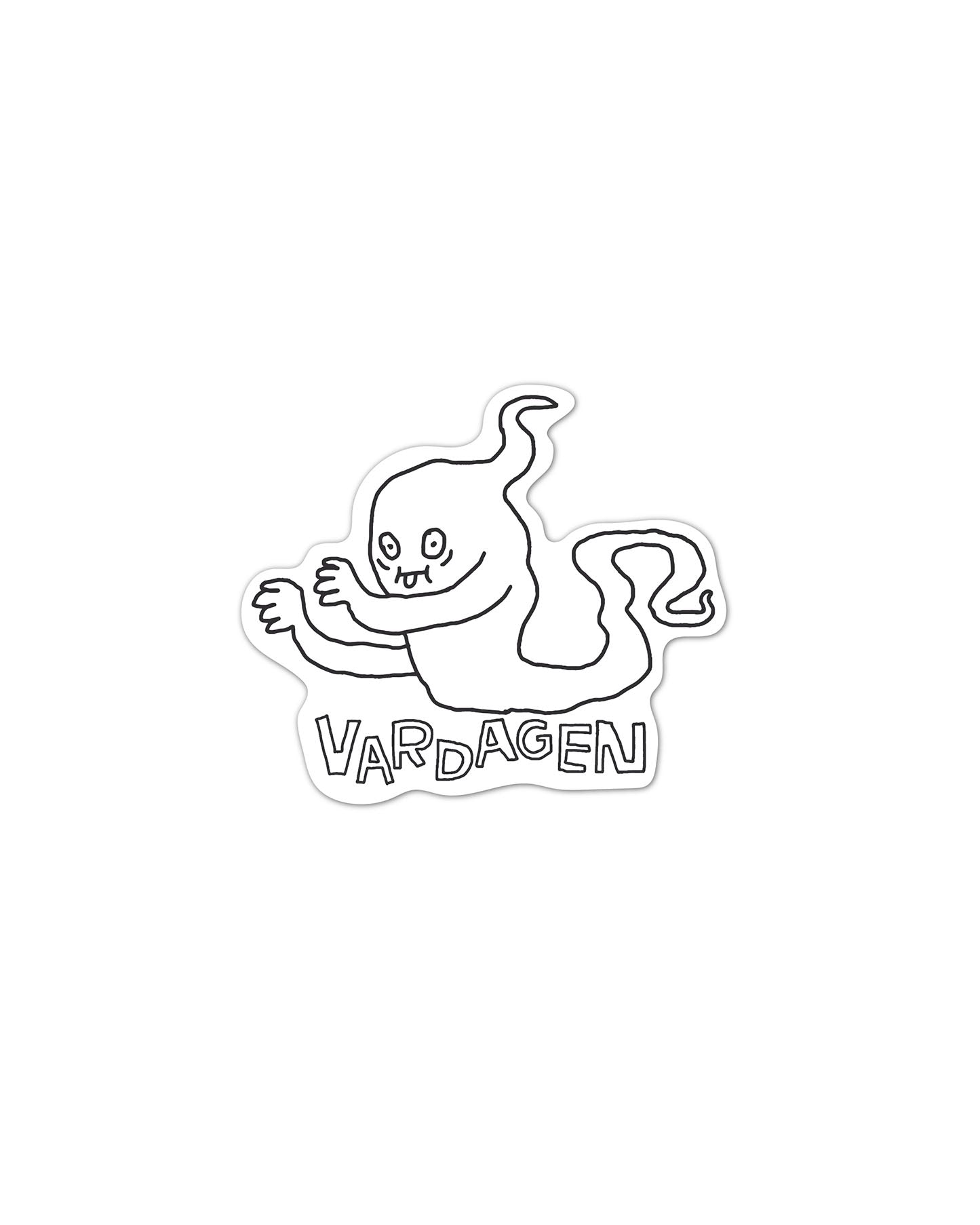 Ghost Doodle Sticker